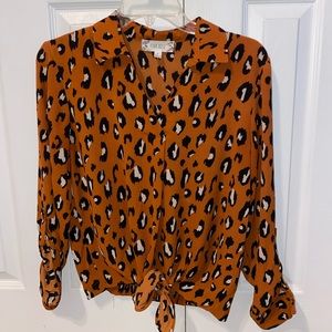 Long Sleeve Pink Rose Size Small